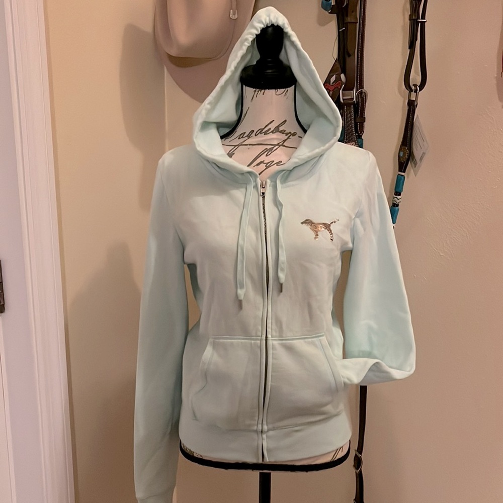 PINK Zip Front Hoodie